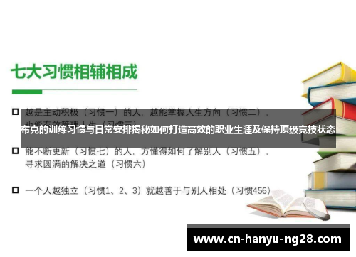布克的训练习惯与日常安排揭秘如何打造高效的职业生涯及保持顶级竞技状态